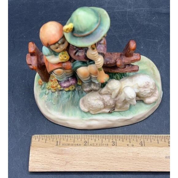 Goebel Hummel Eventide #99 Hand-Painted Porcelain Figurine - Vintage - Beautiful - Picture 14 of 15